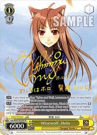Wisewolf, Holo (SP) - Dengeki Bunko - Weiss Schwarz card