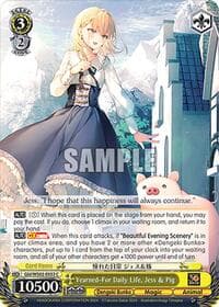 Yearned-For Daily Life, Jess & Pig - Dengeki Bunko - Weiss Schwarz card