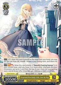 Yearned-For Daily Life, Jess & Pig (SR) - Dengeki Bunko - Weiss Schwarz card
