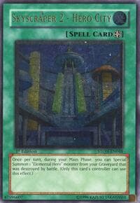Skyscraper 2 - Hero City (UTR) - Strike of Neos - YuGiOh card