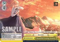 Beautiful Evening Scenery - Dengeki Bunko - Weiss Schwarz card