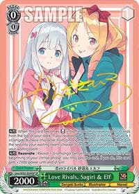 Love Rivals, Sagiri & Elf (SP) - Dengeki Bunko - Weiss Schwarz card