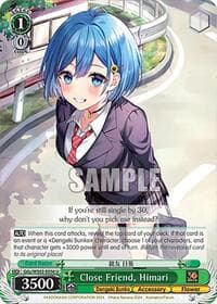 Close Friend, Himari - Dengeki Bunko - Weiss Schwarz card