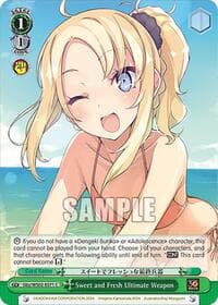 Sweet and Fresh Ultimate Weapon - Dengeki Bunko - Weiss Schwarz card