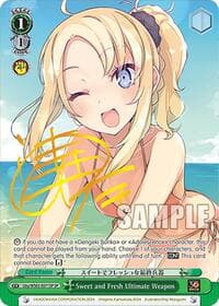 Sweet and Fresh Ultimate Weapon (SP) - Dengeki Bunko - Weiss Schwarz card