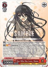 One Who Has Love, Shana - Dengeki Bunko - Weiss Schwarz card