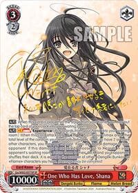 One Who Has Love, Shana (SP) - Dengeki Bunko - Weiss Schwarz card