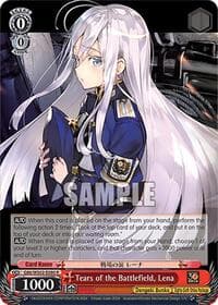 Tears of the Battlefield, Lena - Dengeki Bunko - Weiss Schwarz card
