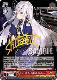 Tears of the Battlefield, Lena (SP) - Dengeki Bunko - Weiss Schwarz card