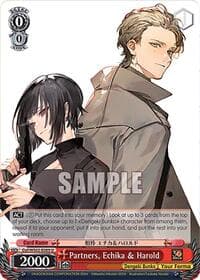 Partners, Echika & Harold - Dengeki Bunko - Weiss Schwarz card