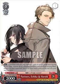 Partners, Echika & Harold (SR) - Dengeki Bunko - Weiss Schwarz card