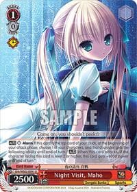 Night Visit, Maho - Dengeki Bunko - Weiss Schwarz card