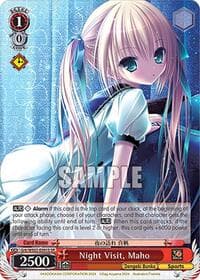 Night Visit, Maho (SR) - Dengeki Bunko - Weiss Schwarz card