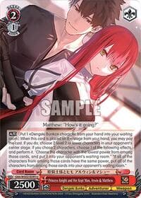 Princess Knight and Her Kept Man, Arwin & Matthew - Dengeki Bunko - Weiss Schwarz card