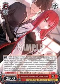 Princess Knight and Her Kept Man, Arwin & Matthew (SR) - Dengeki Bunko - Weiss Schwarz card