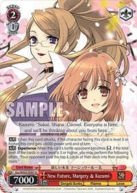New Future, Margery & Kazumi - Dengeki Bunko - Weiss Schwarz card