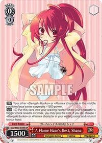 A Flame Haze's Rest, Shana (SR) - Dengeki Bunko - Weiss Schwarz card