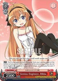 Genius Engineer, Rikka - Dengeki Bunko - Weiss Schwarz card
