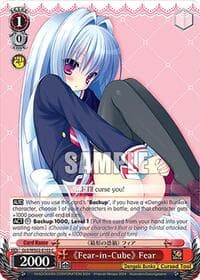 "Fear-in-Cube" Fear - Dengeki Bunko - Weiss Schwarz card