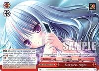 Sleepless Night - Dengeki Bunko - Weiss Schwarz card