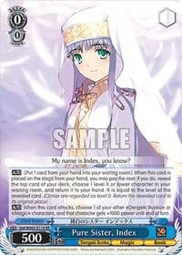 Pure Sister, Index - Dengeki Bunko - Weiss Schwarz card