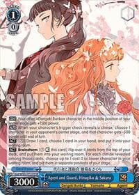 Agent and Guard, Hinagiku & Sakura (SR) - Dengeki Bunko - Weiss Schwarz card