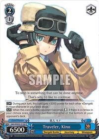 Traveler, Kino - Dengeki Bunko - Weiss Schwarz card
