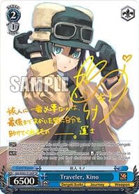 Traveler, Kino (SP) - Dengeki Bunko - Weiss Schwarz card