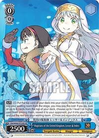 Magicians of the United Kingdom, Lesser & Index (SR) - Dengeki Bunko - Weiss Schwarz card