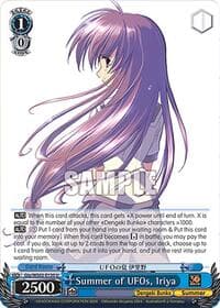 Summer of UFOs, Iriya - Dengeki Bunko - Weiss Schwarz card