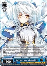 Argente Loup, Mitotsudaira - Dengeki Bunko - Weiss Schwarz card