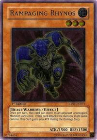 Rampaging Rhynos (UTR) - Cyberdark Impact - YuGiOh card