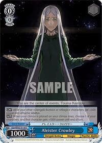 Aleister Crowley - Dengeki Bunko - Weiss Schwarz card