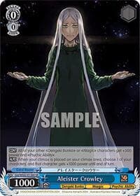Aleister Crowley (SR) - Dengeki Bunko - Weiss Schwarz card
