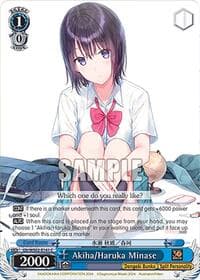 Akiha/Haruka Minase - Dengeki Bunko - Weiss Schwarz card