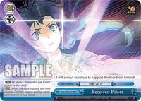 Received Power - Dengeki Bunko - Weiss Schwarz card