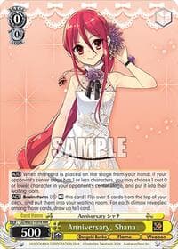 Anniversary, Shana (RRR) - Dengeki Bunko - Weiss Schwarz card