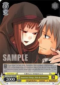 Important Things, Holo & Lawrence (RRR) - Dengeki Bunko - Weiss Schwarz card