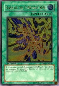 Flash of the Forbidden Spell (UTR) - Cyberdark Impact - YuGiOh card