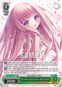 Encounter Where Flowers Bloom, Hinata - Dengeki Bunko - Weiss Schwarz card