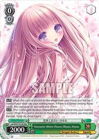 Encounter Where Flowers Bloom, Hinata (RRR) - Dengeki Bunko - Weiss Schwarz card