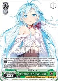 Psychoelectric Girl, Erio - Dengeki Bunko - Weiss Schwarz card