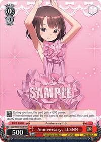 Anniversary, LLENN (RRR) - Dengeki Bunko - Weiss Schwarz card