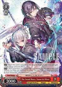The Sword Roses, Nanao & Oliver (RRR) - Dengeki Bunko - Weiss Schwarz card