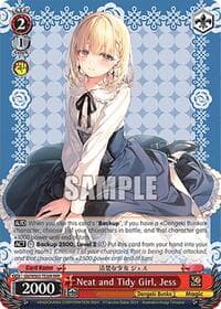 Neat and Tidy Girl, Jess (RRR) - Dengeki Bunko - Weiss Schwarz card