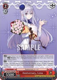 Anniversary, Lena (RRR) - Dengeki Bunko - Weiss Schwarz card