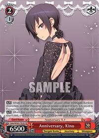 Anniversary, Kino - Dengeki Bunko - Weiss Schwarz card