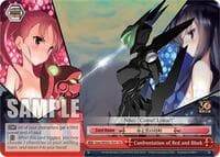 Confrontation of Red and Black - Dengeki Bunko - Weiss Schwarz card
