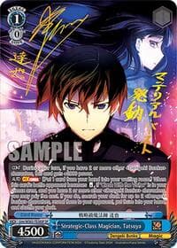 Strategic-Class Magician, Tatsuya (SP) - Dengeki Bunko - Weiss Schwarz card