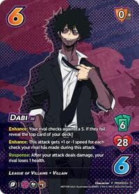 Dabi (2024 Regionals Season 2) - UniVersus: My Hero Academia Promo Cards - UniVersus card